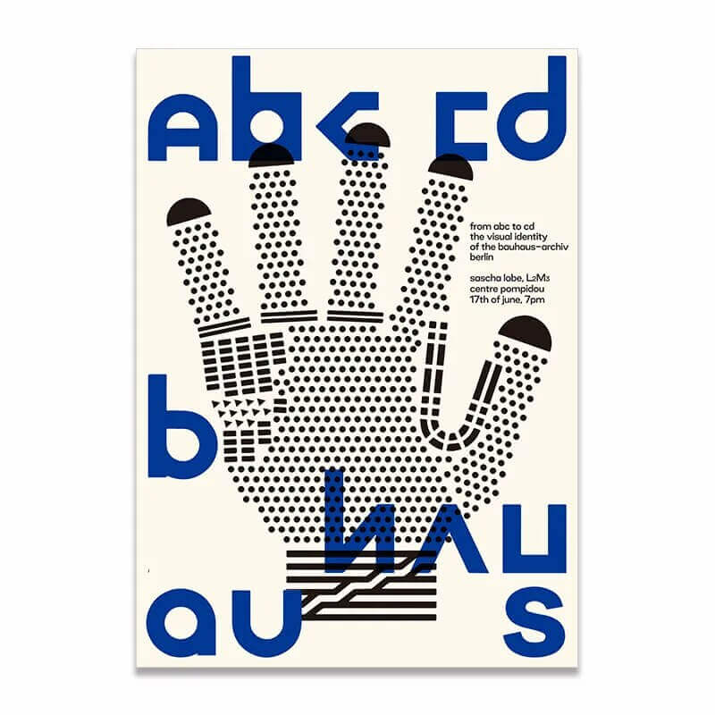 Premium plakat på lerret Kreativ Bauhaus