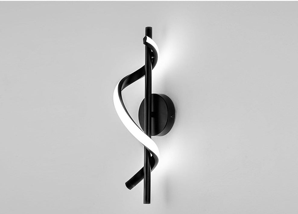 Norvo | SpiralLume – Minimalistisk LED Vegglampe med en Moderne Kante