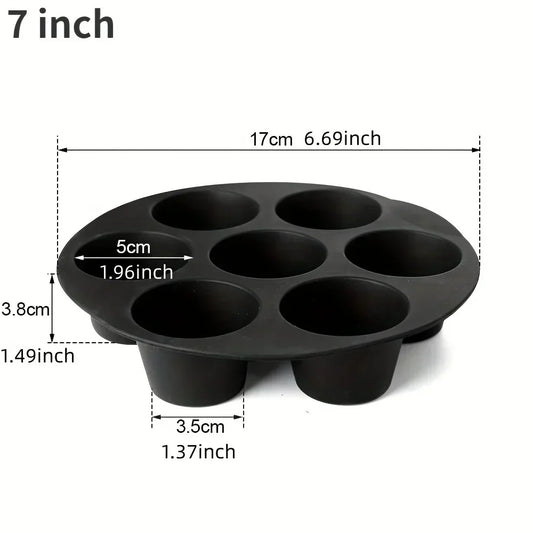 Norvo | Silikon Muffinform for Air Fryer – Non-stick & Fleksibel for Muffins, Cupcakes & Snacks