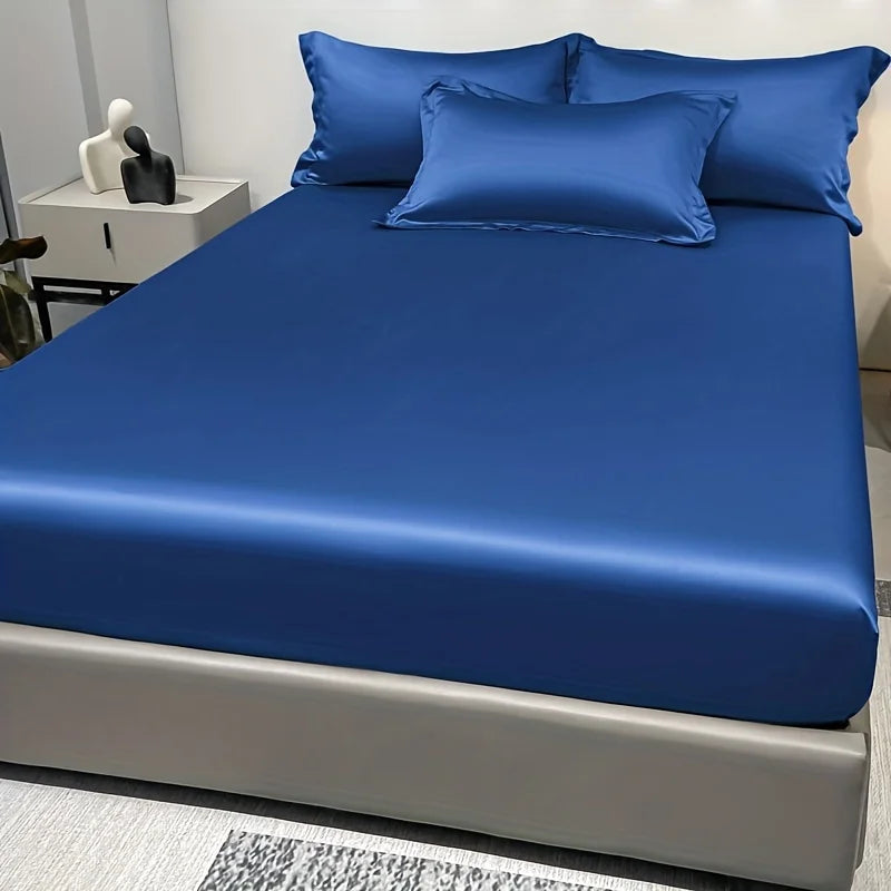 Norvo | SatinDreams Luksus Fitted Ark | Silke Satin Sengark | Pustende & Kjølende | Rynkefri | Lett å Ta Vare på