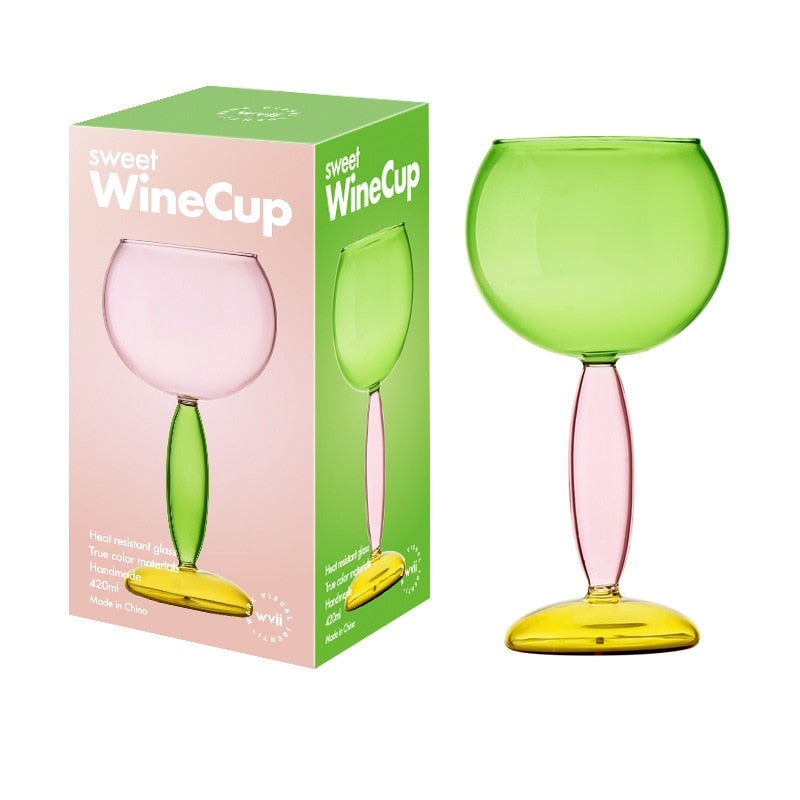 Norvo | Borosilicate 3-Farge Glass - Vin Glass