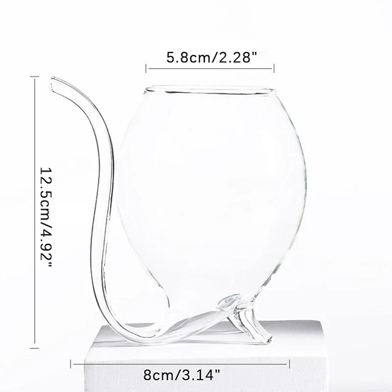 Norvo | Elegant Buet Kunstinspirert Cocktailglass