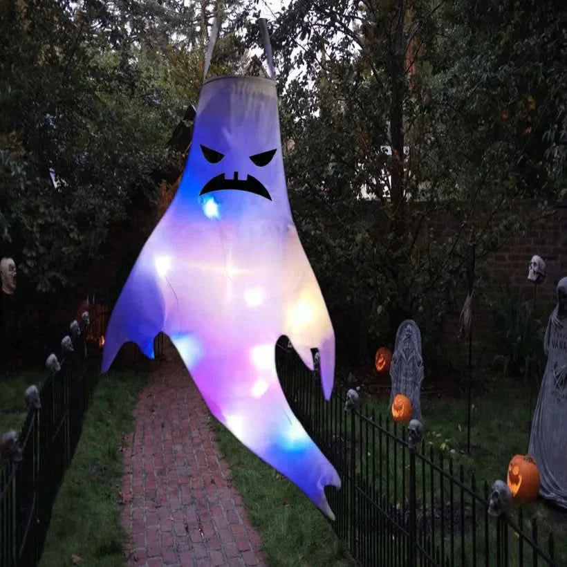 Norvo | Halloween Hengende Spøkelse Lys – LED Utendørs Dekor