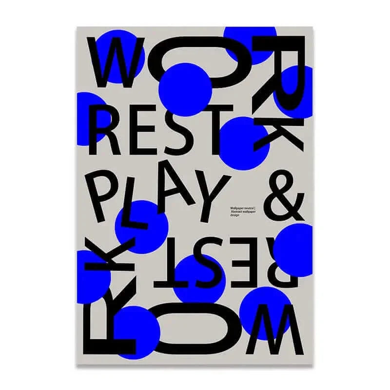 Premium plakat på lerret Kreativ Bauhaus