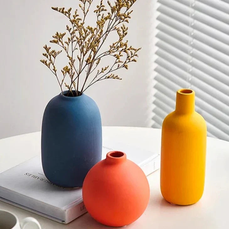 Keramiske vaser Garduru nordisk design | Minimalistisk dekorasjon | Elegante vaser for hjemmet