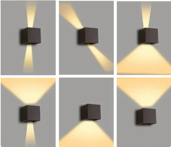 Norvo | Moderne LED vegglampe i kube design