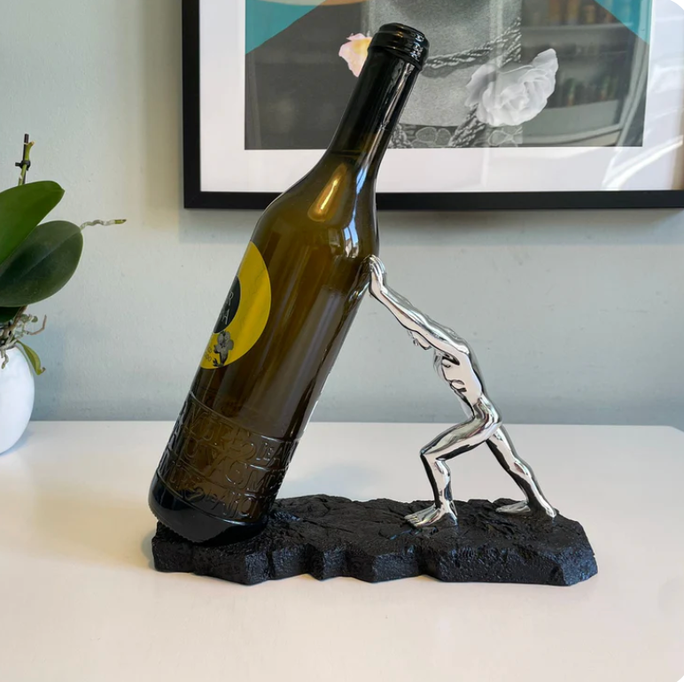 Norvo | Vinflaskeholder - VinoLux - Premium Design - Luksuriøs Blikkfang