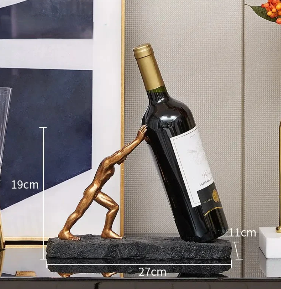 Norvo | Vinflaskeholder - VinoLux - Premium Design - Luksuriøs Blikkfang