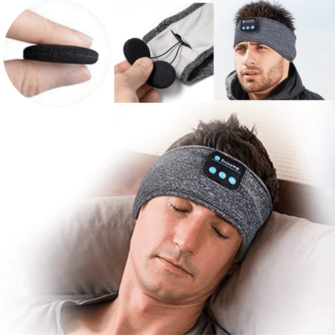 Norvo | Søvn Harmoni – 3-i-1 Søvnmaske med integrerte Bluetooth-hodetelefoner