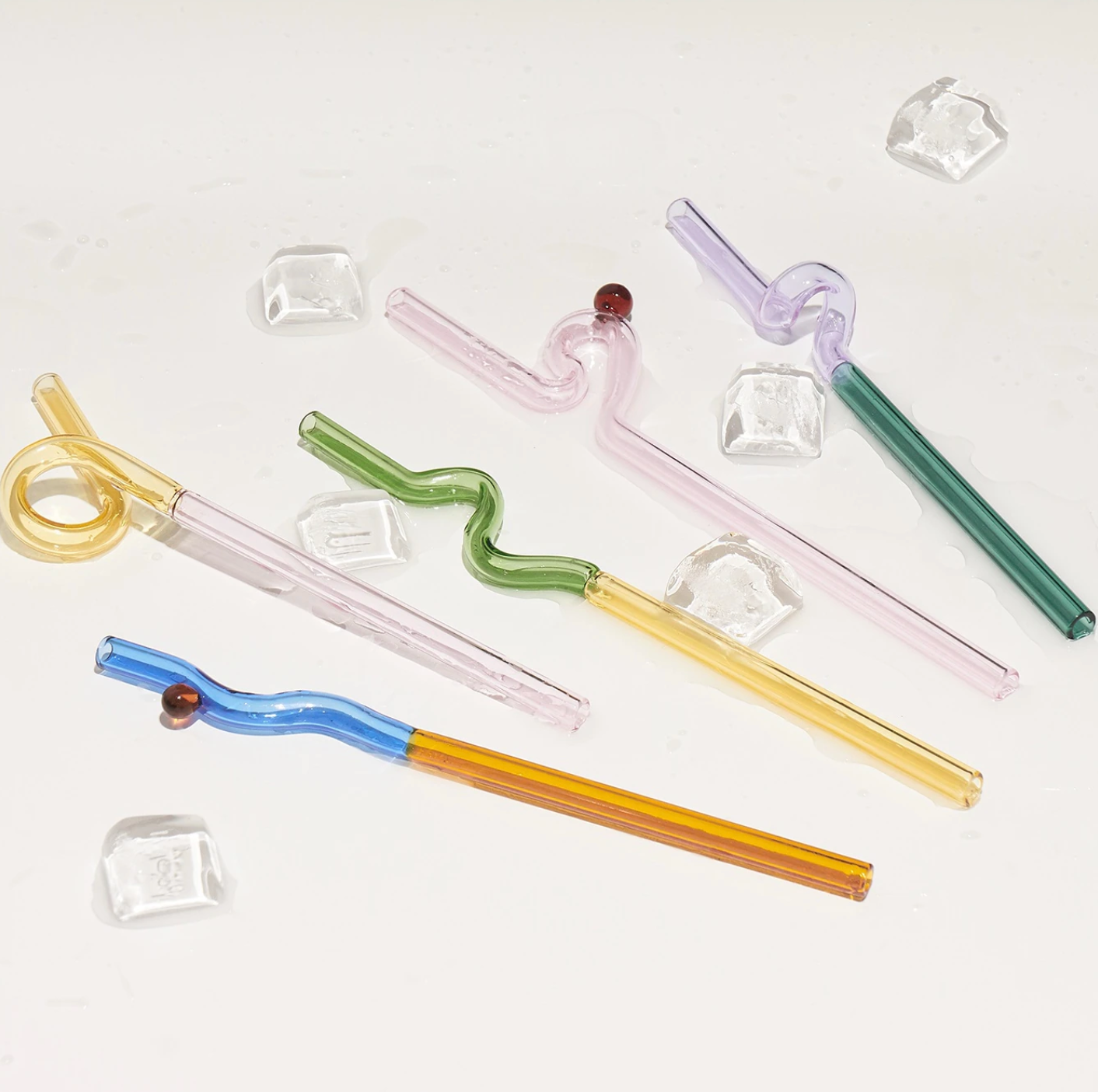 Twist Farget Glass Stroh