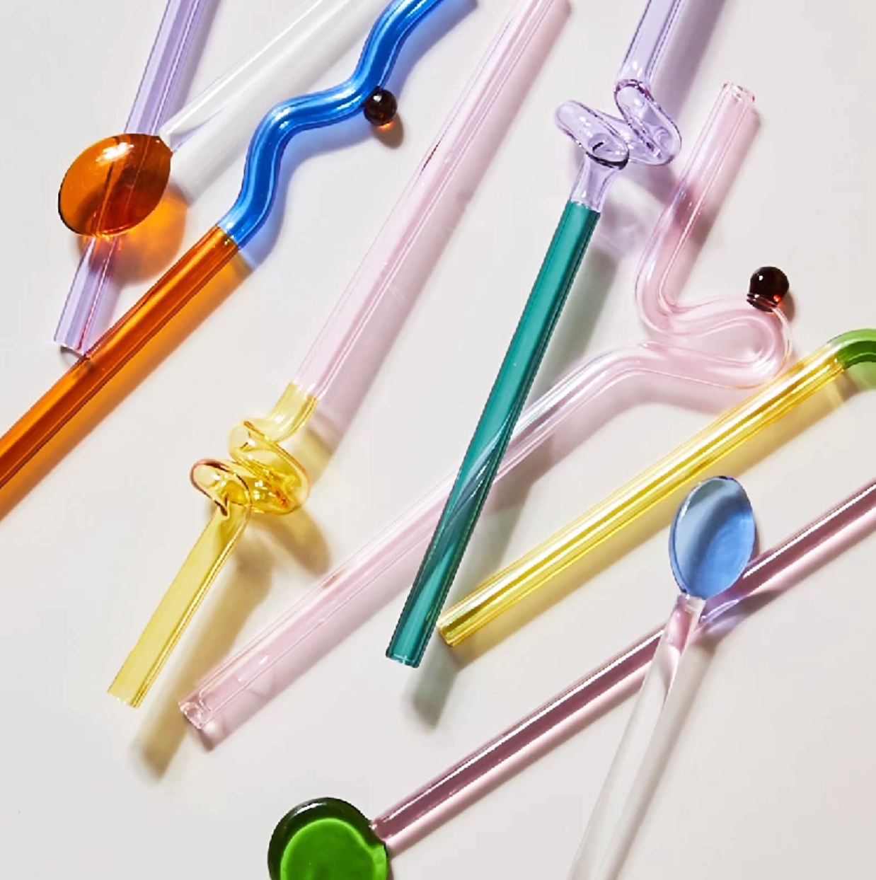 Twist Farget Glass Stroh