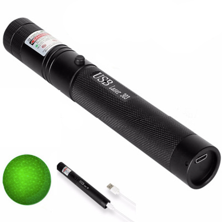 Norvo | Zelara-Power Laser Pointer 303 - Oppladbar Synlig USB Laser Pointer med Høy Effekt