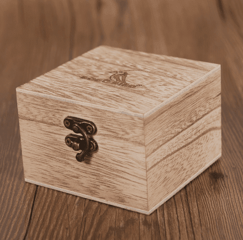 Norvo | Herre svart treklokke med ekte lær - Kvarts, naturlig eiketre