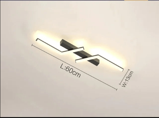 Norvo | Moderne Flush-Mounted LED Linje Taklampe – Minimalistisk & Energisparende