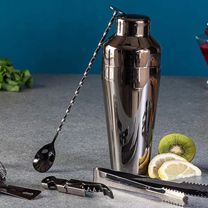 Norvo Metal Bar Set | Elegant Cocktail og Bartender Set | Perfekte Drinker Enkle å Lage