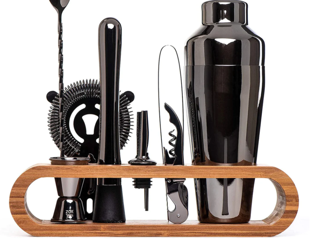 Norvo Metal Bar Set | Elegant Cocktail og Bartender Set | Perfekte Drinker Enkle å Lage