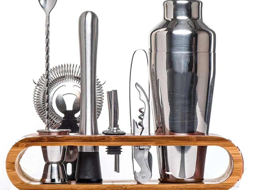 Norvo Metal Bar Set | Elegant Cocktail og Bartender Set | Perfekte Drinker Enkle å Lage