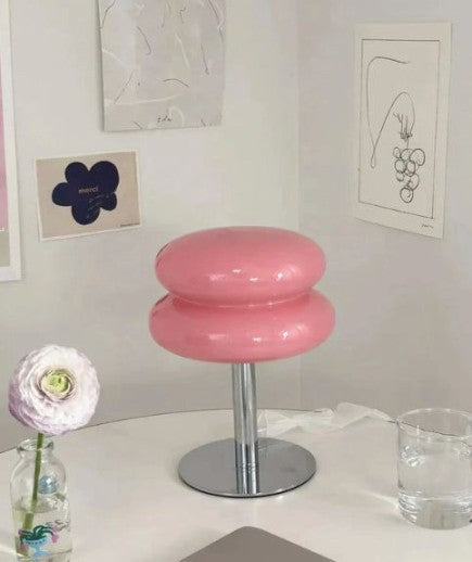 LueurRose – Retro Bordlampe med Dimmer LED og USB Norvo