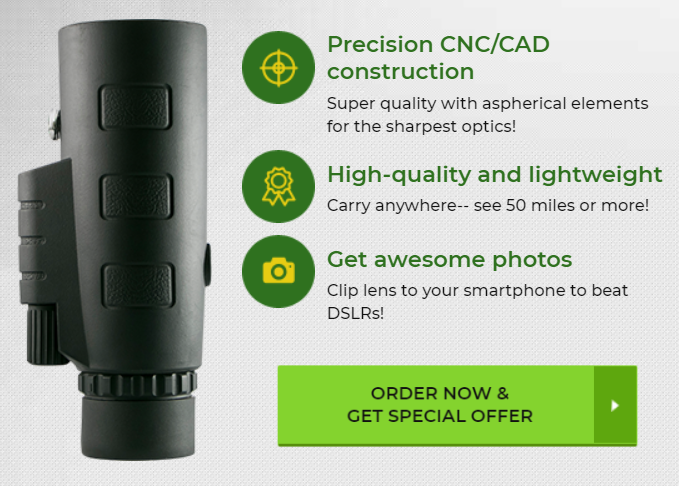 Norvo | Starscope HD Monokular – Høytytende Vanntett Teleskop med Smartphone Holder & Stativ
