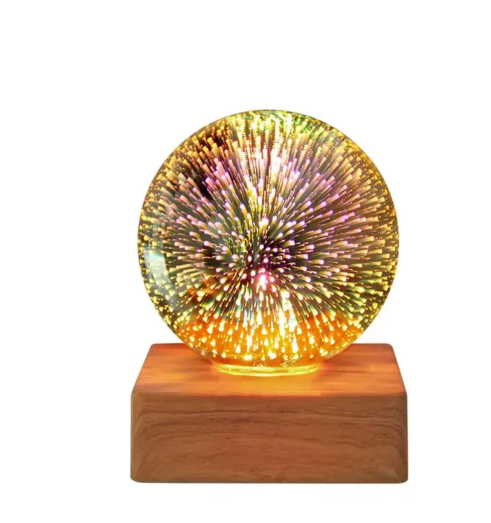 Norvo | 3D-fyrverkeri-kristall-bolle-lampe