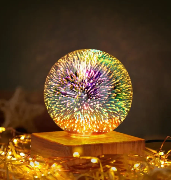 Norvo | 3D-fyrverkeri-kristall-bolle-lampe