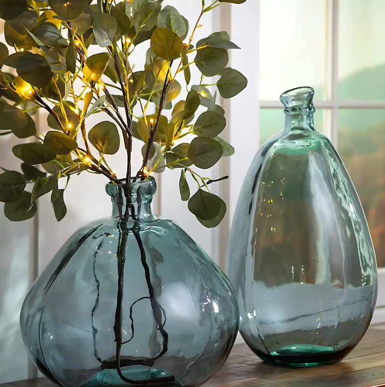 Batteridrevet belyst kunstig eukalyptusgirlander eller gren dekor - Uanstrengt stemning for enhver anledning. Norvo