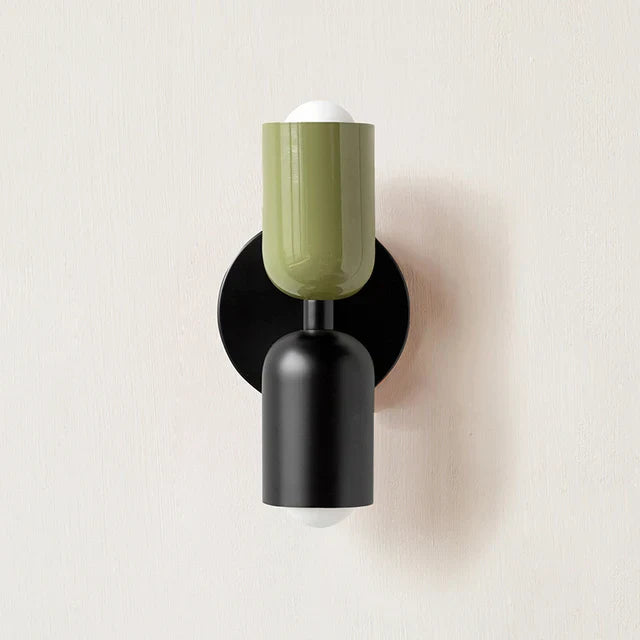 Norvo | Moderne Led-Vegglampe Fargerik Nordisk Vegglampe Romdekorasjon Innendørs Belysning Vegglamper For Soverom Nattbord Stue Lampe