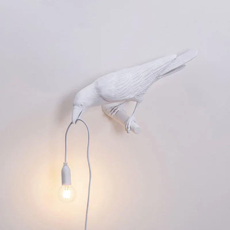 Norvo | Moderne Lucky Bird Bordlampe – Kreativ Resin Dyre Design for Soverom og Stue