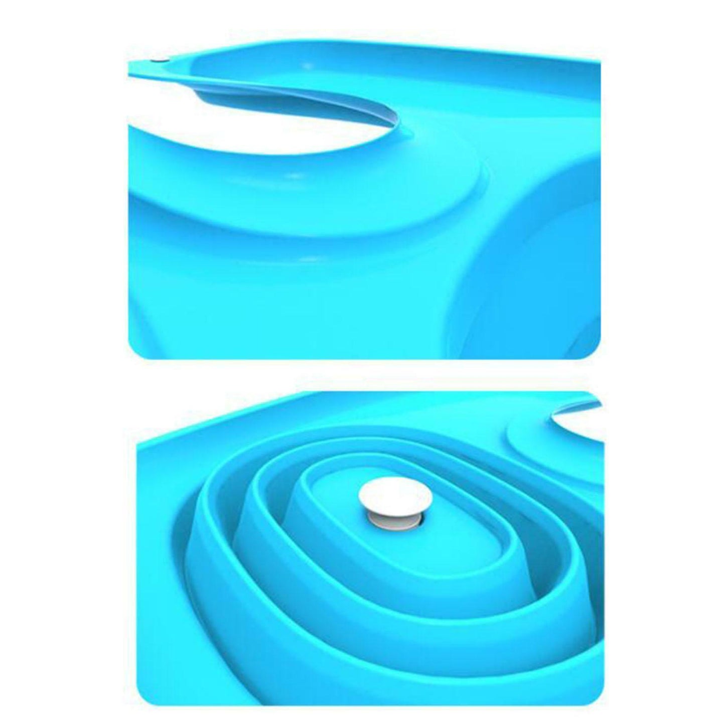 Norvo | Oppblåsbar Bærbar Enkel Hårvaskebrett