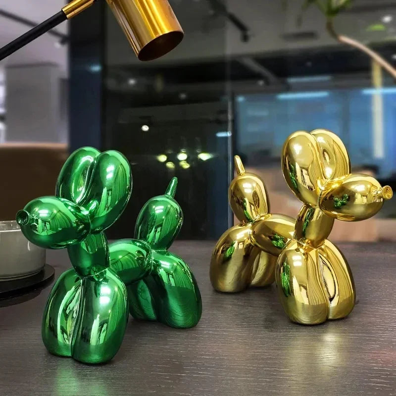 Norvo | Nordisk Ballonghund Skulptur Harpiks Dyreskulptur Kunst Skulpturer og Figurer Håndverk Hjem Innredning Rom Desktop Tilbehør