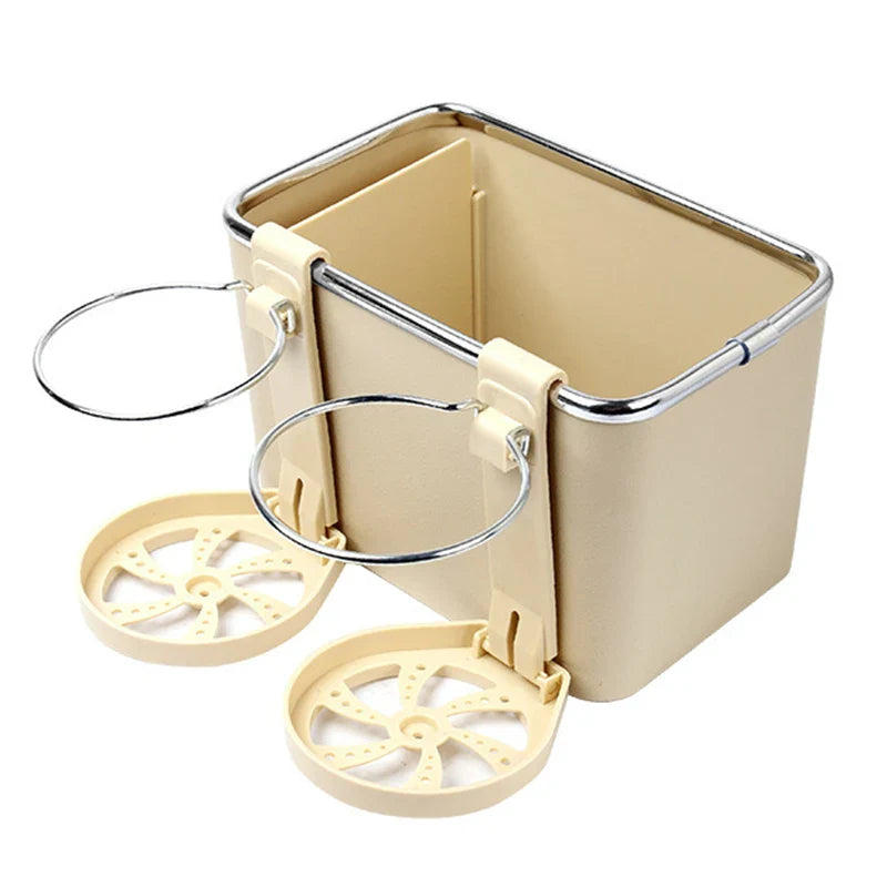 Norvo | Bil armlene oppbevaringsorganisator med koppholder