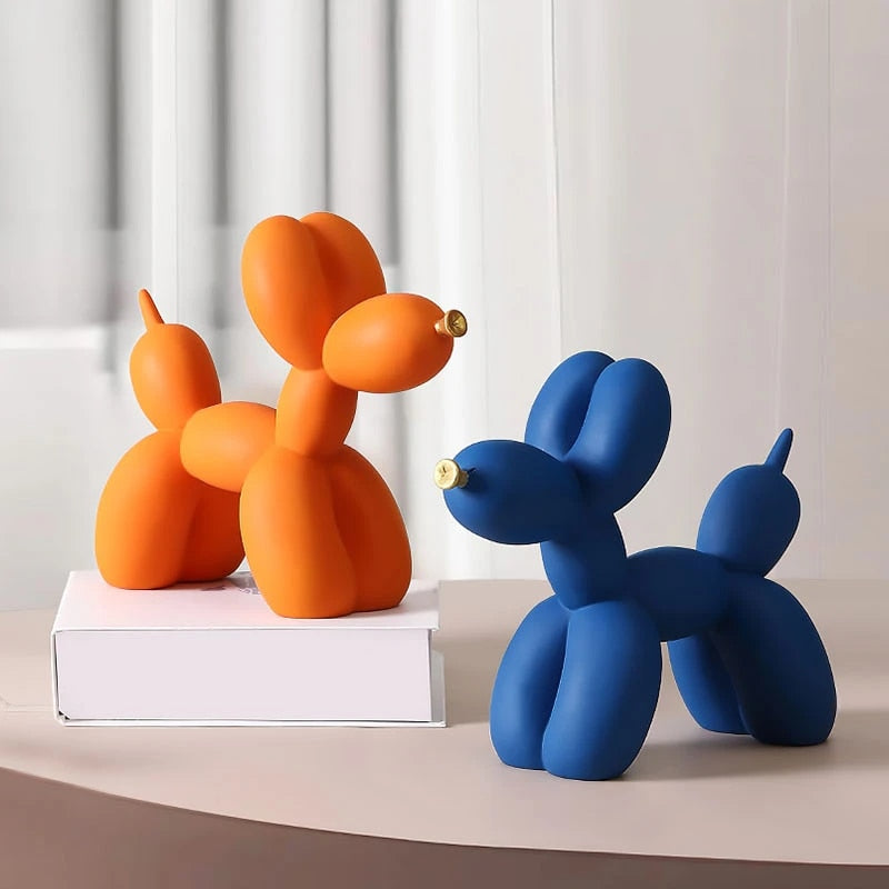 Norvo | Luksuriøs hjemmedekor, ballonghund dekorasjon, kontorbordtilbehør, dyre dekor, moderne populær kunst, nordiske statuer