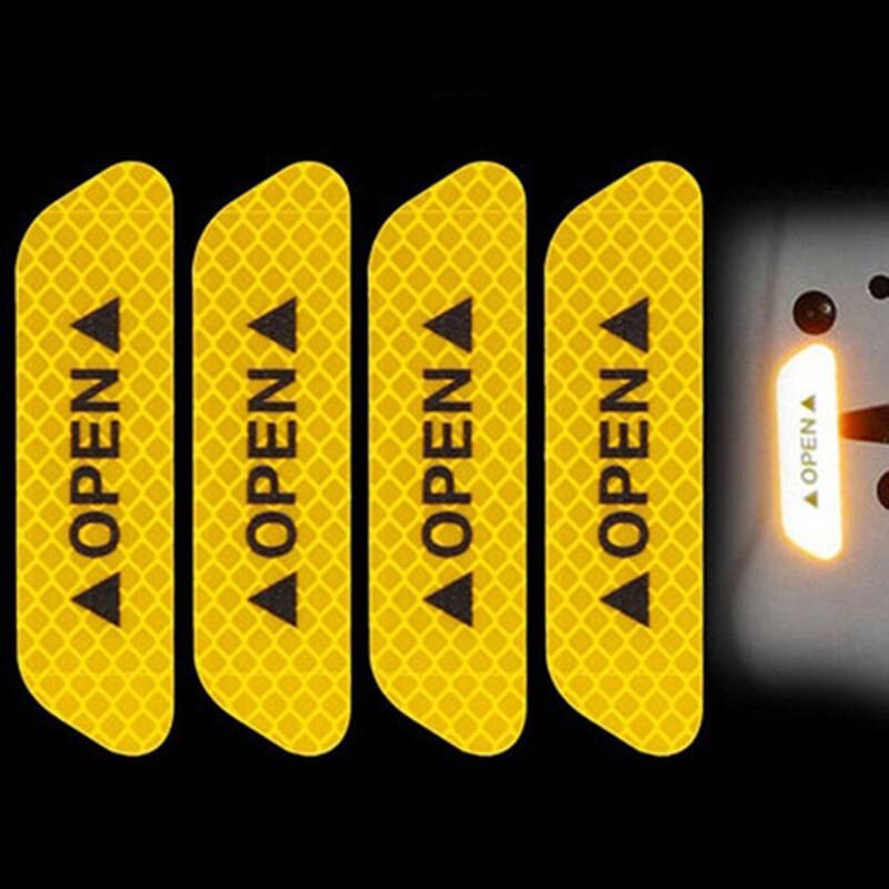 Norvo | 4PCS Bylys Reflekterende Varselklistermerker