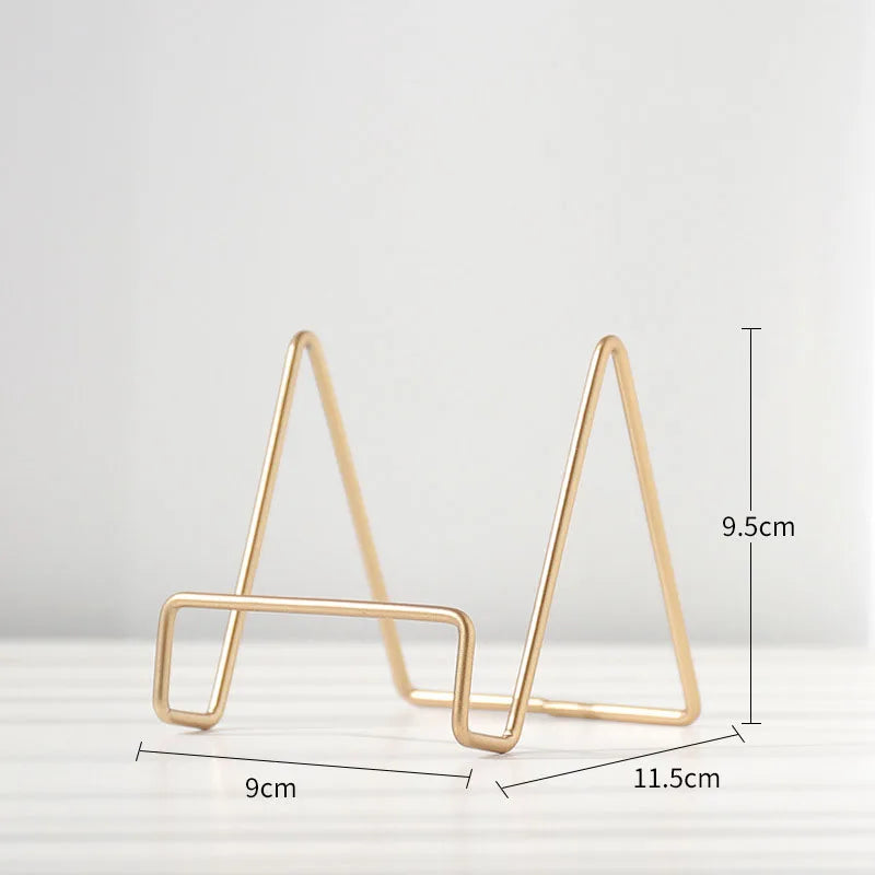 Norvo | Iron Art Multi-Use Display Stand: Allsidig magasin-, servise-, bilde- og fotobokoppbevaringsstativ for boligtilbehør
