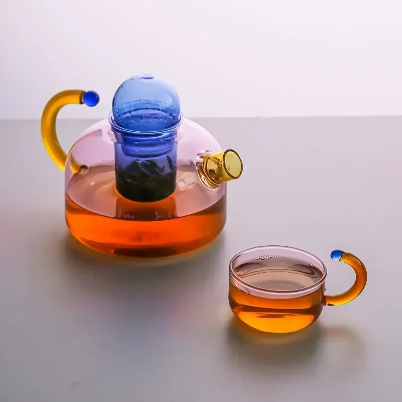 Norvo | Vintage Fargerik Glass Teapot