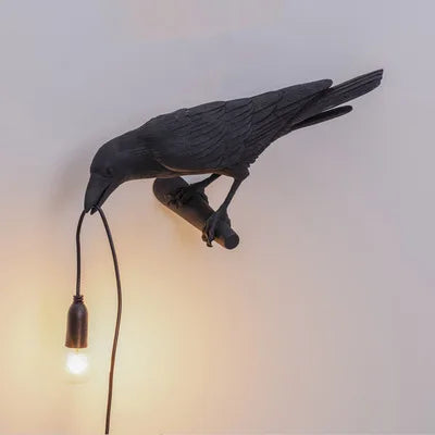 Norvo | Moderne Lucky Bird Bordlampe – Kreativ Resin Dyre Design for Soverom og Stue
