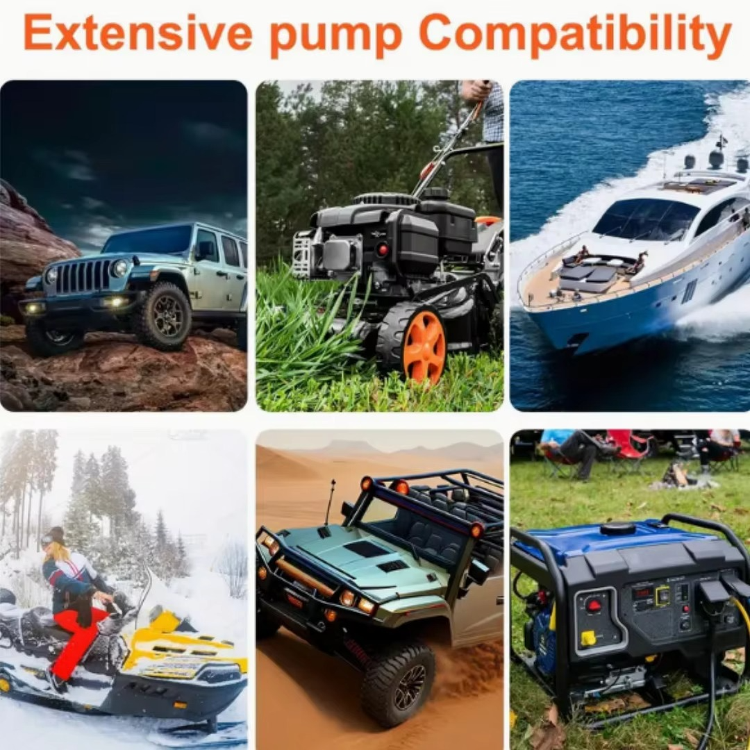 Norvo | Bærbar batteridrevet oljetransferpumpe med fleksibel slange