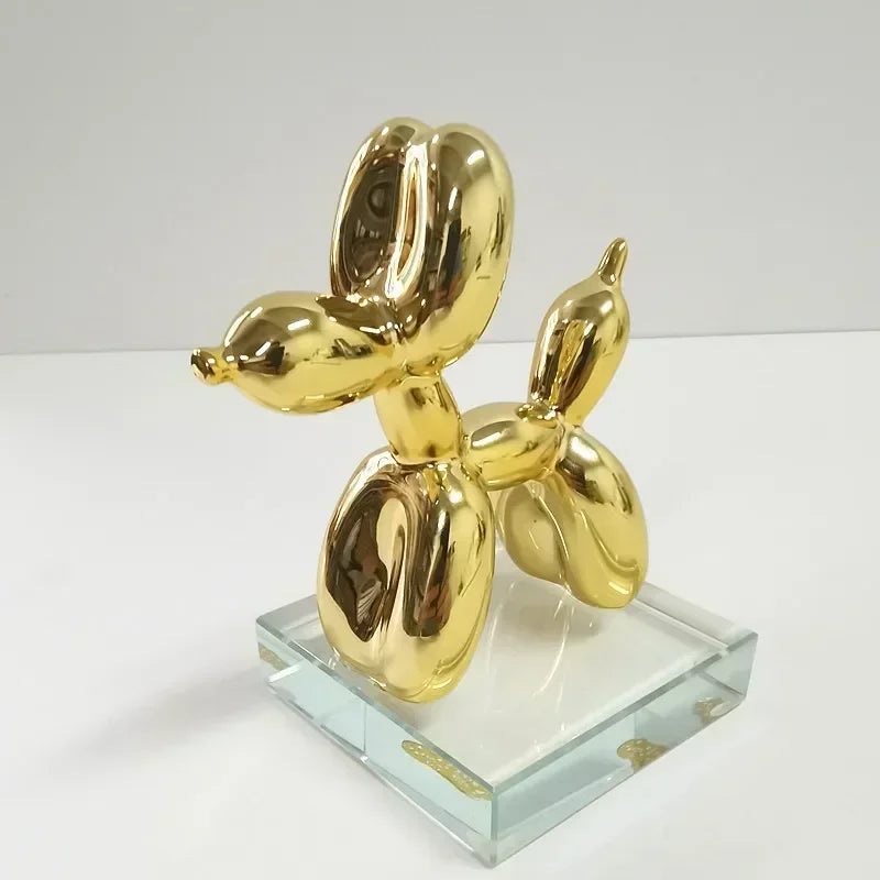 Norvo | Nordisk Ballonghund Skulptur Harpiks Dyreskulptur Kunst Skulpturer og Figurer Håndverk Hjem Innredning Rom Desktop Tilbehør