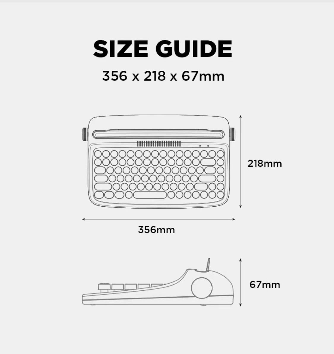 Norvo | Mekanisk Touch Kreativ Trådløs Tastatur