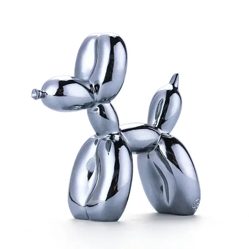 Norvo | Nordisk Ballonghund Skulptur Harpiks Dyreskulptur Kunst Skulpturer og Figurer Håndverk Hjem Innredning Rom Desktop Tilbehør