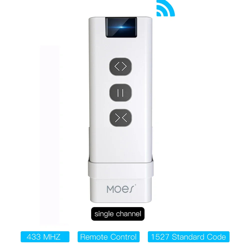 Smart 2.5D Berøringsgardin- og persiennekontrollbryter - WiFi Rullegardinkontroll via SmartLife Google Alexa-apper