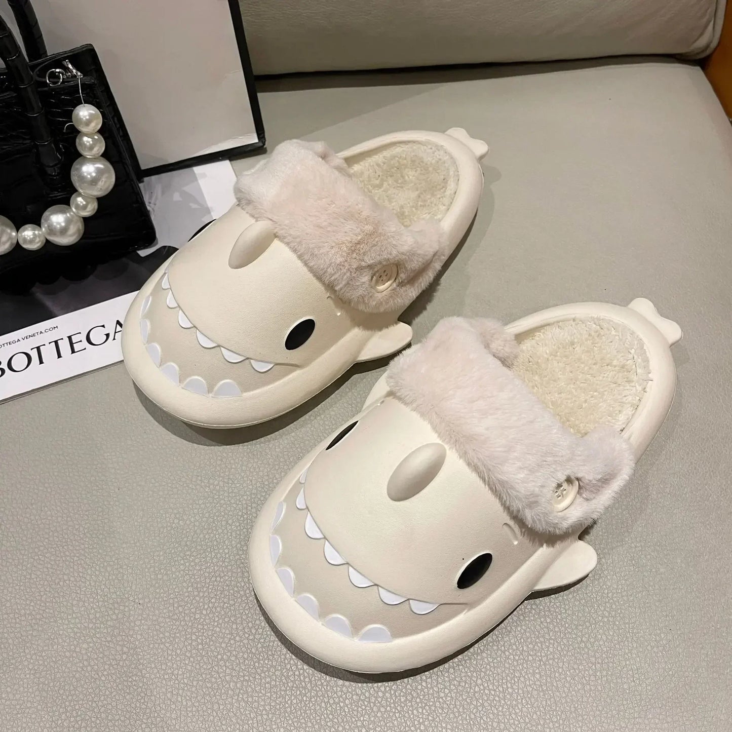 Norvo | SharkSlides - Morsomme bomullssandaler