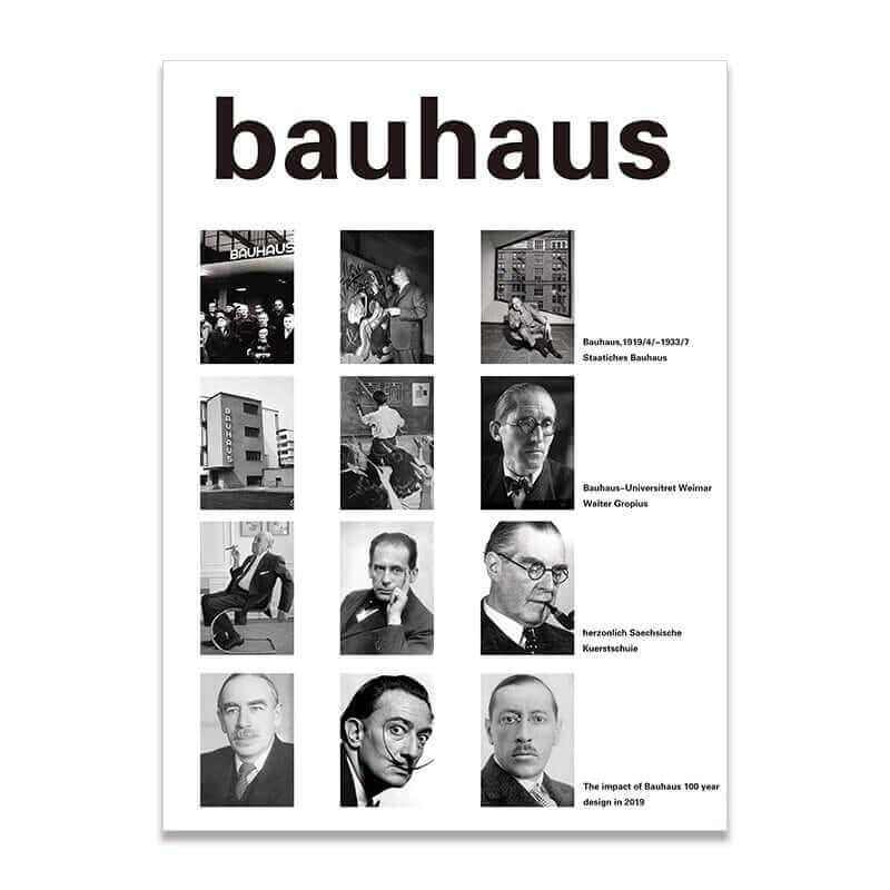 Premium plakat på lerret Kreativ Bauhaus