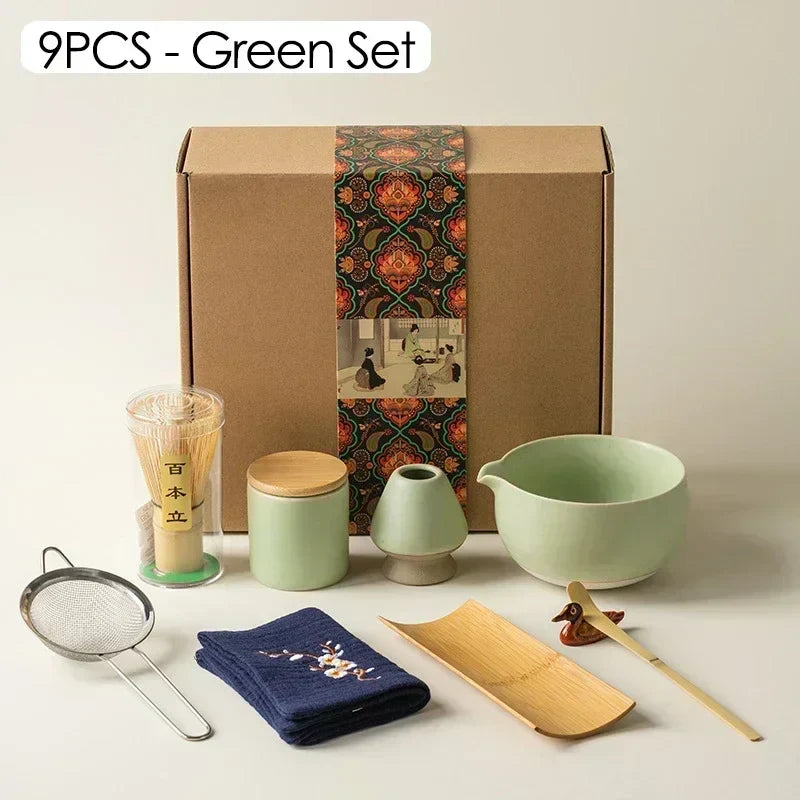 Norvo | 9-delt japansk matcha te sett