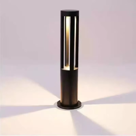 Norvo | Utendørs LED-pollerlys - Elegant svart hagebane- og plenbelysning