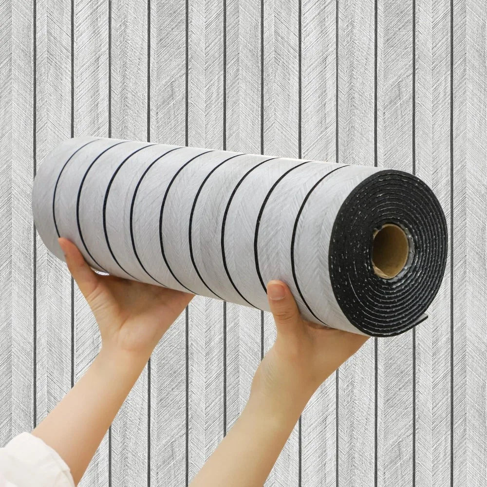 Norvo | Fleksible selvklebende 3D tremønster veggpaneler rull