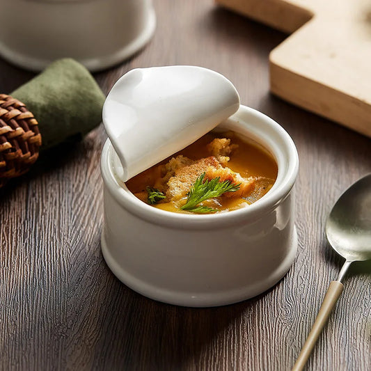 Norvo | Moderne fransk løksuppebolle – Premium keramisk suppe- og grytebolle