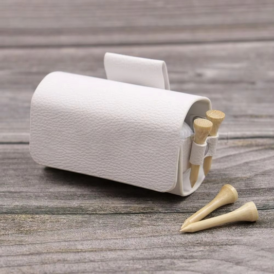 Norvo | PU Lær Golfball Livveske Utendørs Oppbevaringsveske med Klips