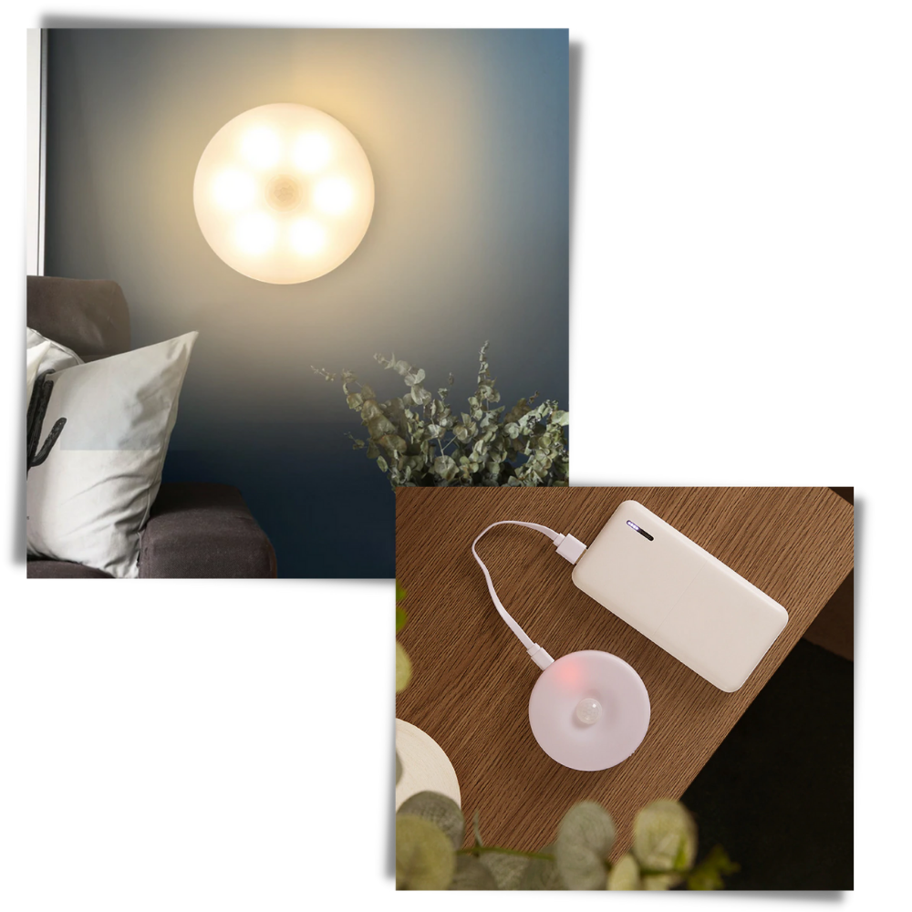 LED-lys med bevegelsessensor