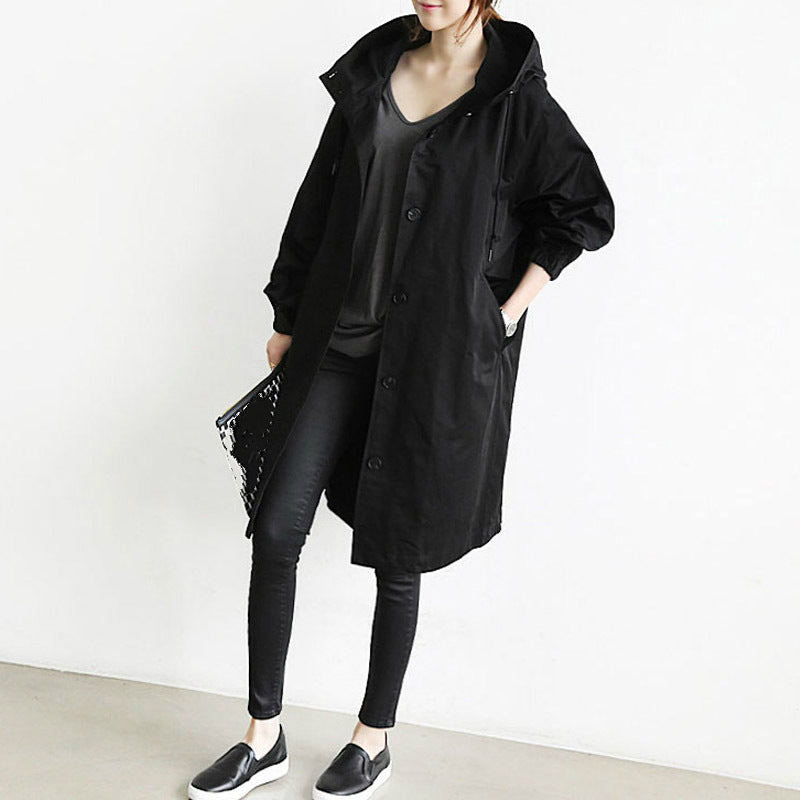 Norvo | Vanntett og vindbestandig trenchcoat for damer med hette